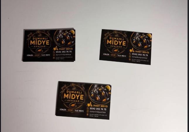 EYG Grafik tarafından hazırlanan Dumanlı Midye magnet örnekleri